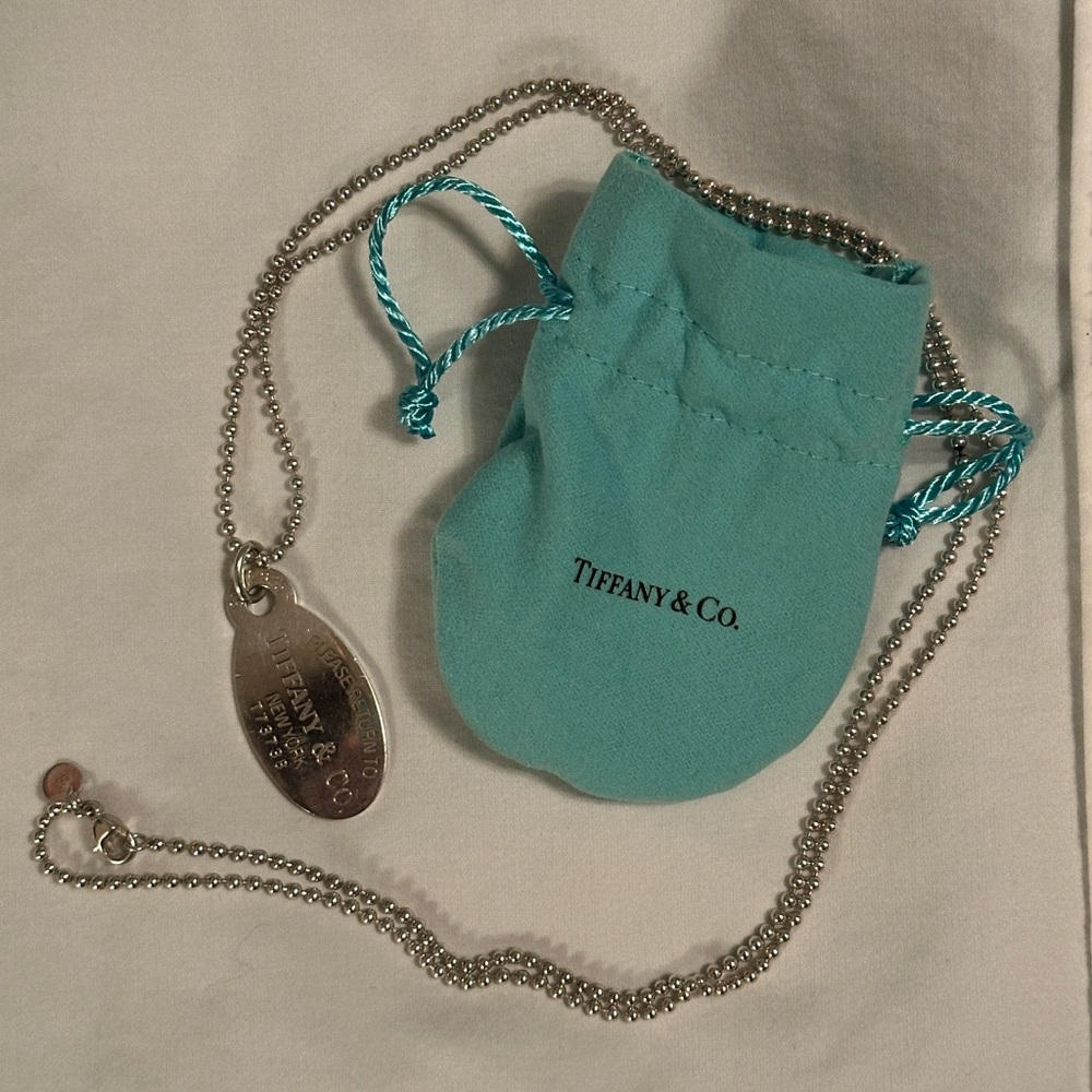 Vintage Tiffany & Co Sterling Silver Necklace
